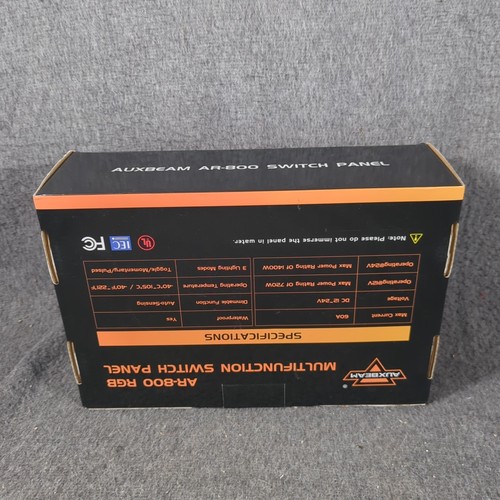 AUXBEAM AR-800 Multifunction 8 Gang RGB Switch Panel with bluetooth Controller - Picture 2 of 8