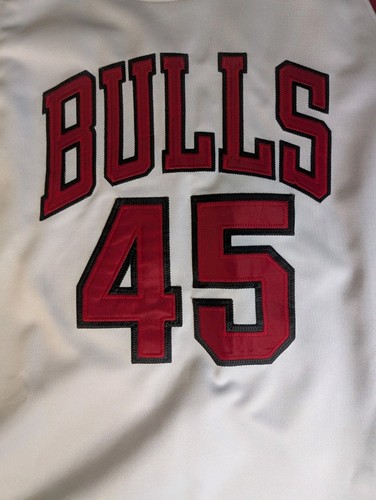 michael jordan Mitchell & Ness hardwood classic jersey White #45 Embroidered - Picture 7 of 10