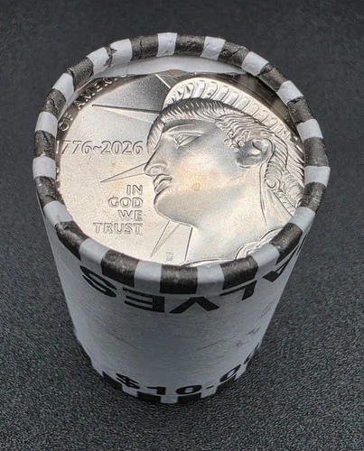 2026-D Enduring Liberty Half Dollar Roll – Denver Mint – BU – Mint Wrapped – $10