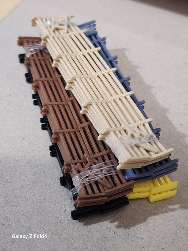 50er Pack Mischfarben Zaungeländer Spur N 1:148 Maßstab Modellbahn Eisenbahn - Bild 12 von 12