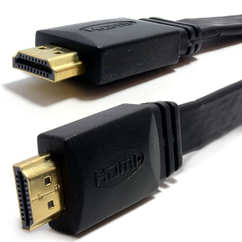 Flach HDMI High Speed Kabel für LED/LCD TV Niedriges Profil Gold 1m/2m/3M/5m - Bild 24 von 24