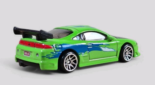 1995 MITSUBISHI ECLIPSE Diorama Collectible DieCast Model Car 1:64 Green LOOSE - Picture 8 of 8