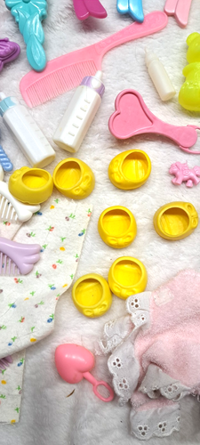 Hasbro Vintage G1 My Little Pony MLP Zubehör 80er Jahre Konvolut Kleidung Bürsten Spielzeug - Bild 8 von 9