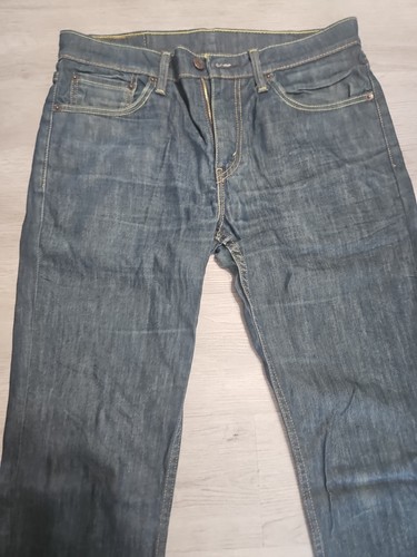 Jeans Levis 511 Hombres 32x32 (29 entrepierna) Lavado Oscuro Cercanías Ciclismo Verde Bolsillo - Imagen 5 de 17