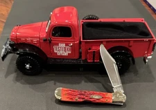 🔥 Rare 2002 Case XX 1964 Dodge Power Wagon W/ Red Mini Copperlock Pocket Knife