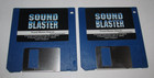 Vintage Creative Sound Blaster 3.5" Disks 1 & 2, 1992 Software (Untested)  (GP1)