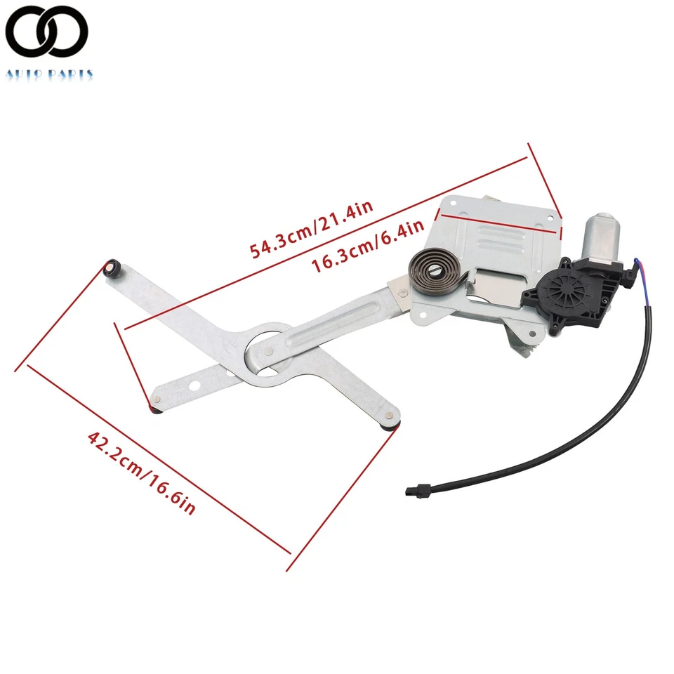 For GMC Sonoma Chevrolet S10 1994-2004 Front RH Power Window Regulator W / Motor - Image 2 of 4