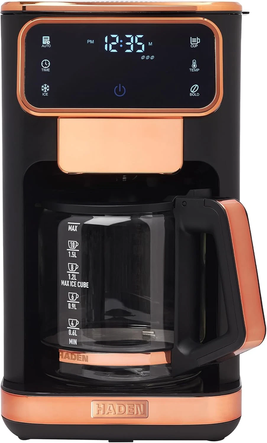 Versatile 12-Cup Dual Brew Coffee Maker for Hot & Iced Coffee, Programmable