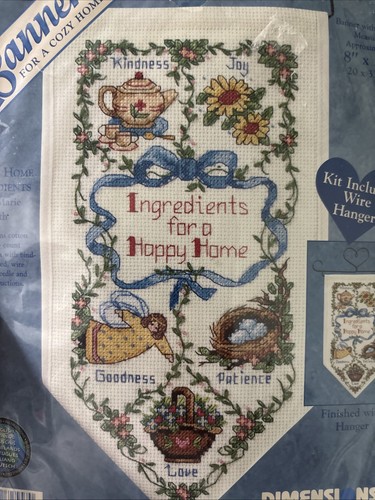 Dimensions Banners for a Cozy Home - 'INGREDIENTS FOR A HAPPY HOME’ 8x13 NEW - Picture 3 of 8