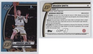 2024-25 Bowman U Chrome Sky Blue Refractor Braden Smith #12