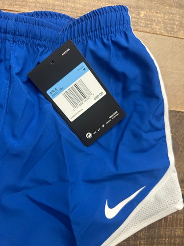Nike Mädchen Laufshorts Standard Fit Dri-Fit Tempo 836317-494 royalblau neu mit Etikett - Bild 10 von 24