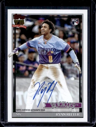 2026 Topps Series 1 Ryan Ritter Red Foil (RAW)