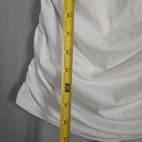Sundance Women's Mini Bodycon Ruched Sleeveless Scoop Neck Dress White Sz Small - Picture 3 of 5