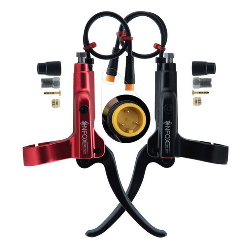 3 Pin E-Bike Hydraulische Scheibenbremse für BAFANG Radnabenmotor Bremshebel GT267