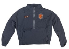 Nike KNVB Womens Black Netherlands Football Pullover 1/4 Zip Size Small - SAMPLE