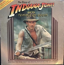 The Story of Indiana Jones and the Temple of Doom (1984) Buena Vista 62107 Vinyl