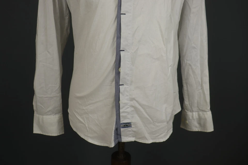 La Martina Buenos Aires White Classic Long Sleeve Collared Button-Up Shirt Sz M - Image 3 of 4