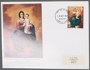 MayfairStamps Great Britain FDC 1967 Madonna & Child Christmas Bethlehem First D