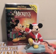 Disney Video Showcase McDonalds Mickey's Once Upon A Christmas Toy Mouse Figure