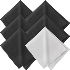 Eye Glass Clean Cloths 6 7in 6 Pcs, Individually Wrapped, High-Density, Ultra