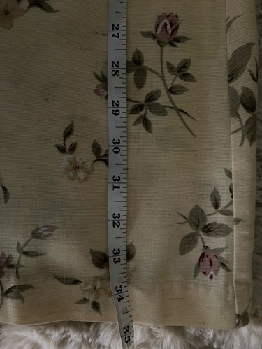 TEDDI Butter Yellow Floral Button Front VINTAGE Midi Skirt Women’s size 1X - Picture 6 of 7
