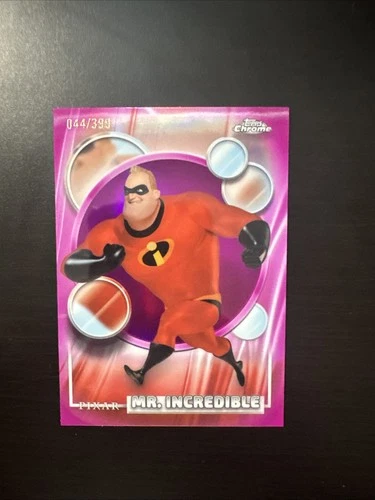 2026 Topps Chrome Disney Mr. Incredible Magenta Refractor 44/399