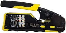 Ratcheting Cable Crimper Stripper for RJ11/RJ12/RJ45 Connectors