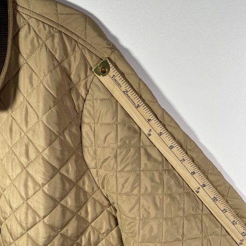 Lands End Women’s Quilted Jacket Possibly 2X 20W-22W Tan Primaloft Lightweight - Picture 9 of 24