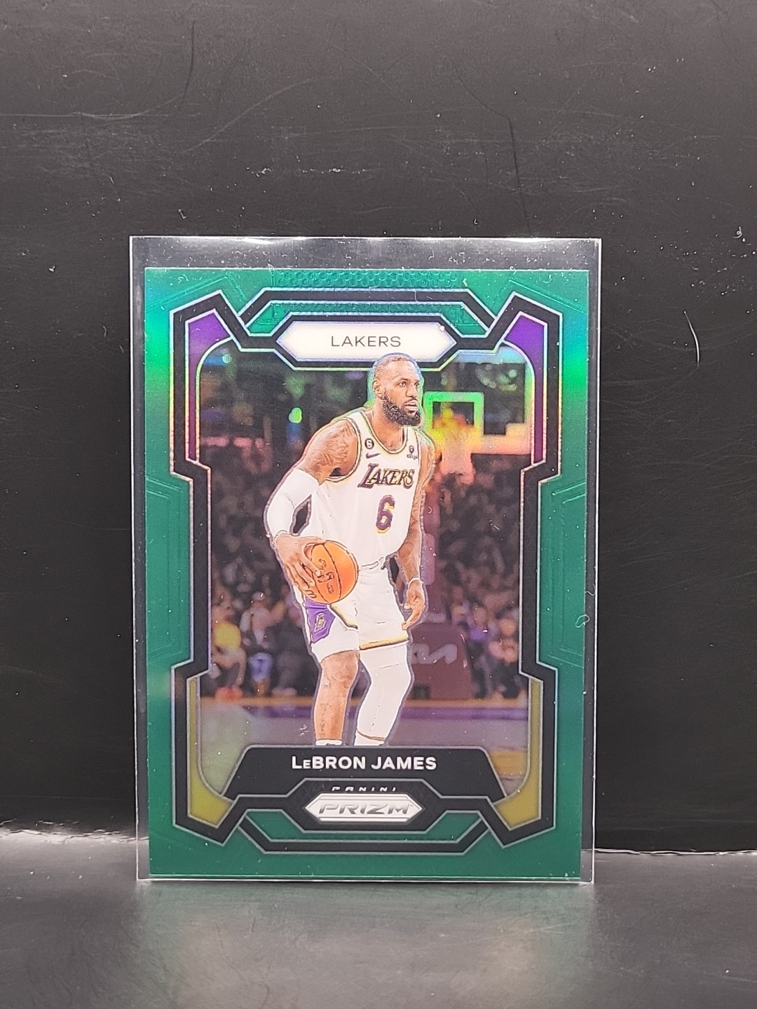 LeBron James 2023-24 Panini Prizm Prizms Green #63