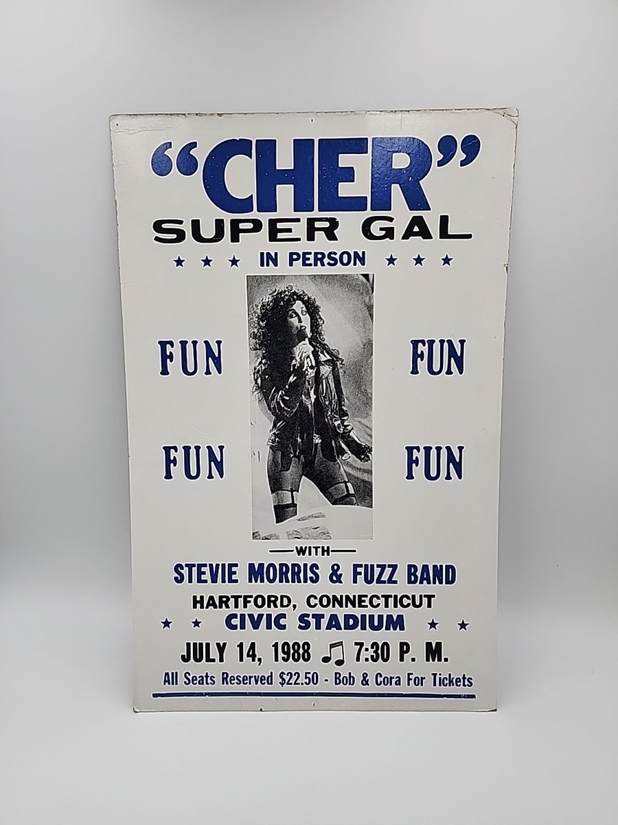 Cher Tribune Showprint Art Concert Poster 22