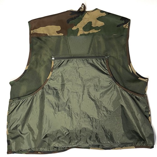 Master Sportsman Rugged Outdoor Gear Pheasant Quail Camo Hunting Fishing Vest XL - Picture 9 of 13