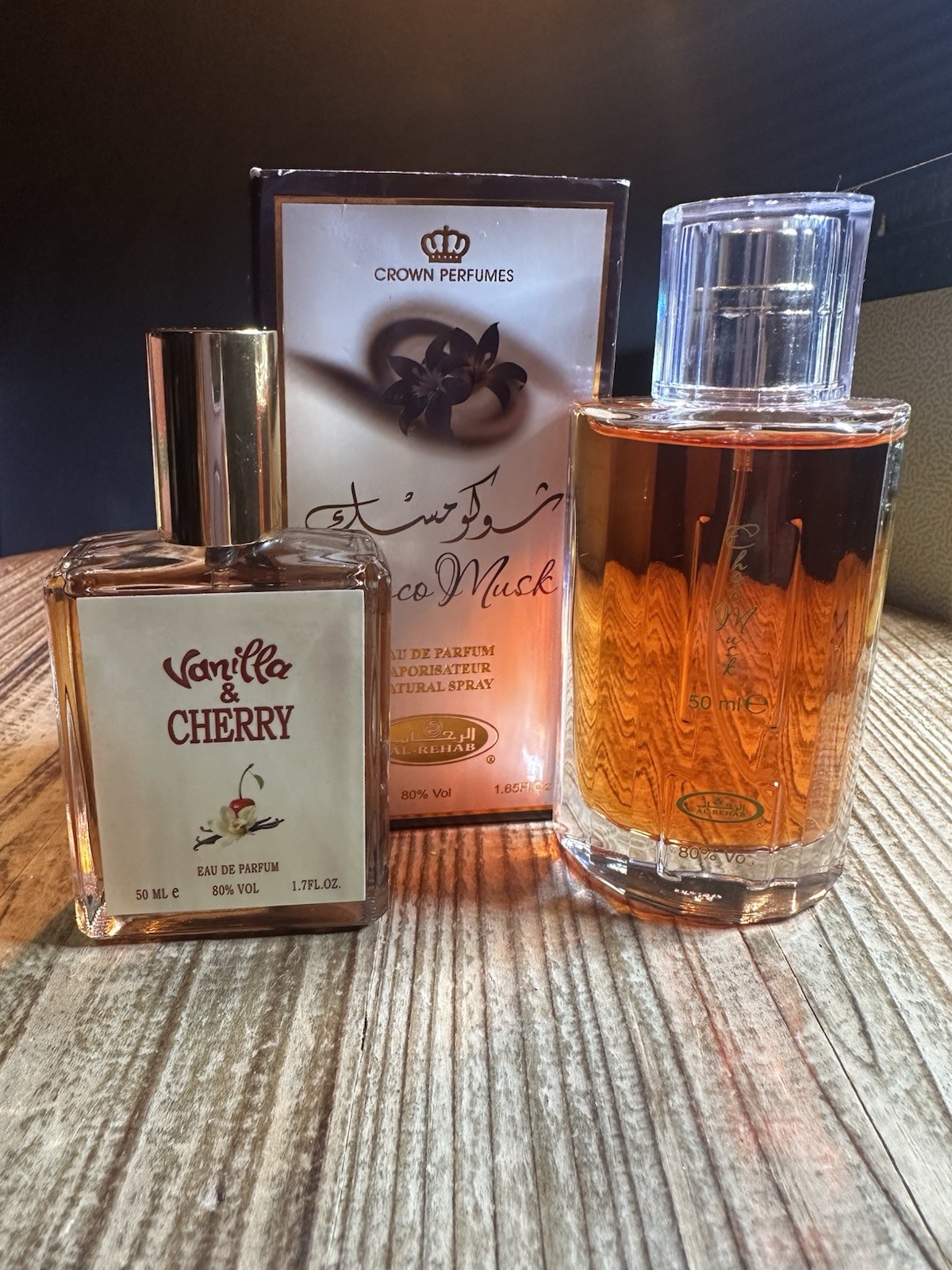 Cherry Vanilla and Choco Musk 2 Perfumes 1.7 FL OZ / 50 ML