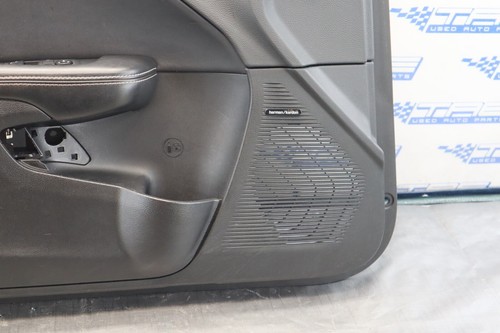 19 20 21 22 DODGE CHALLENGER HELLCAT OEM BLACK LEATHER DRIVER DOOR PANEL #1526 - Picture 5 of 6