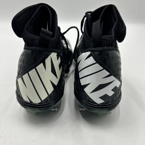 Nike Superbad Pro Lunarlon Football Cleats Black Green Men’s Size 15 544762-022 - Picture 3 of 10