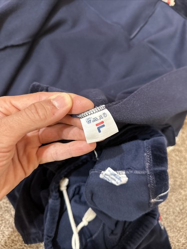Vintage Fila Tracksuit Matching Jacket +Pants SET Made In Italy RARE USA Size 36 - Picture 8 of 12