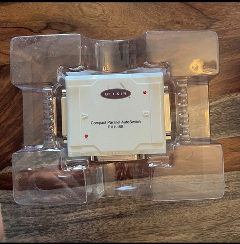 Belkin Compact Parallel Auto Switch F1U115E for Printer Sharing 1999 Y2K - Picture 6 of 9