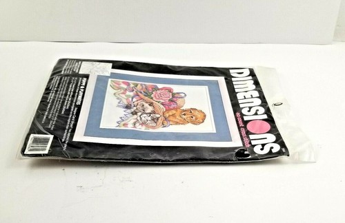 Dimensions Puppy & Playmates No Count Cross Stitch Kit #3984 10 x 13 Carol Bryan - Picture 5 of 7
