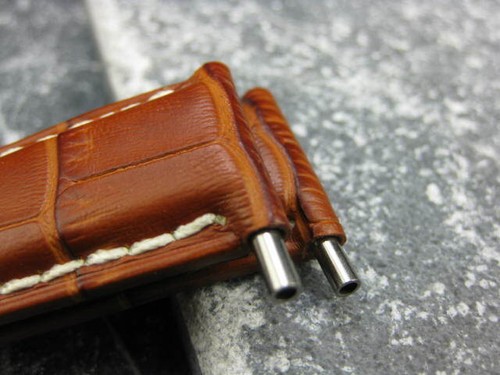 22mm Deployment Strap Grain Leather Watch Band for fits PANERAI Black Brown R - Picture 50 of 50