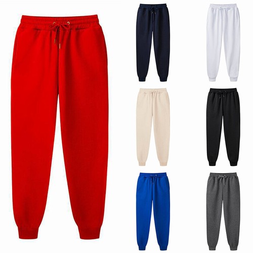 Mens Joggers Trousers Gym Sports Casual Sweatpants Elastic Waist Track Pants - Picture 5 of 24