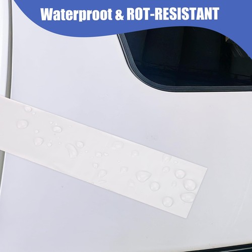 RV Roof Tape 6 Inch,UV Resistant & Waterproof RV Sealant Tape for RV Camper Roof - Picture 2 of 7