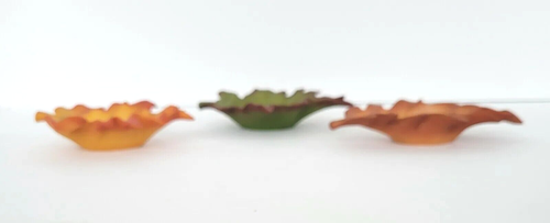 PartyLite Whispering Leaves Teelicht Trio Kerze Herbst Autumn Retired - Bild 4 von 10