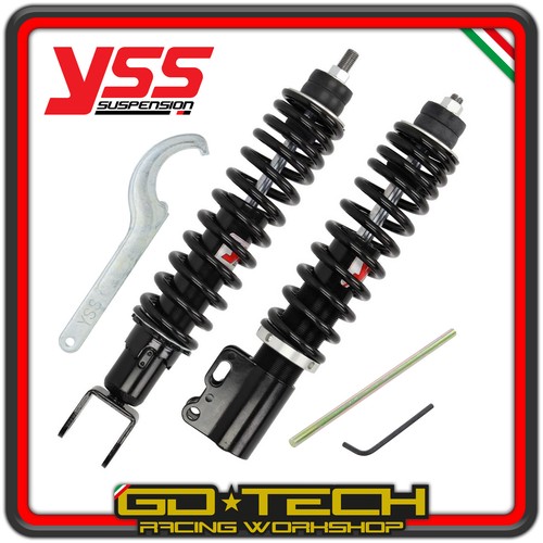 KIT AMMORTIZZATORI YSS REGOLABILI ANTERIORE POSTERIORE ZIP SP 2 VESPA ET2 ET4 LX - Imagen 2 de 13