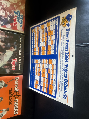 (4) LOTE ANUARIO PROGRAMA SERIES MUNDIALES 1968 y 1984 DETROIT TIGERS - Imagen 7 de 15