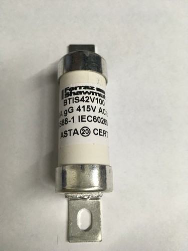 MERSEN Fuse BTIS42V100 100A Fuse 415V Ferraz Shawmutt JPSF777 - Picture 4 of 4