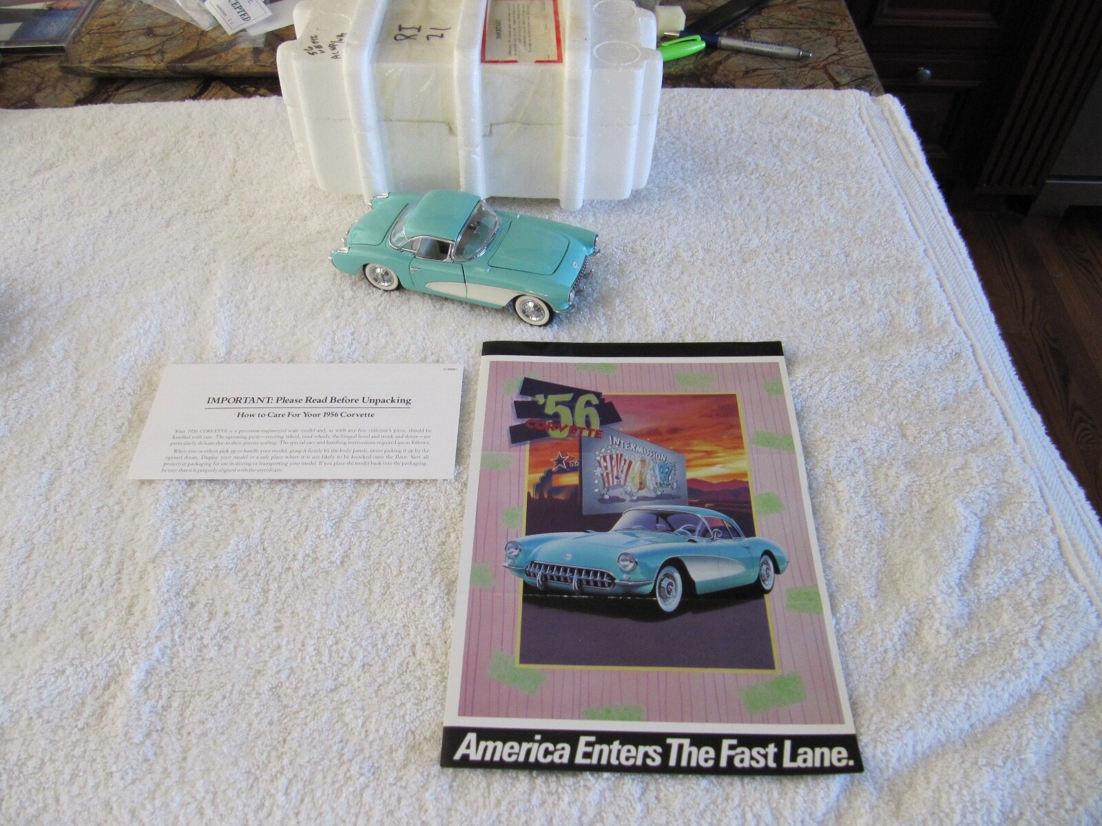 Franklin Mint 1956 Corvette 1 24 Franklin Mint 1956 Corvette 1 24