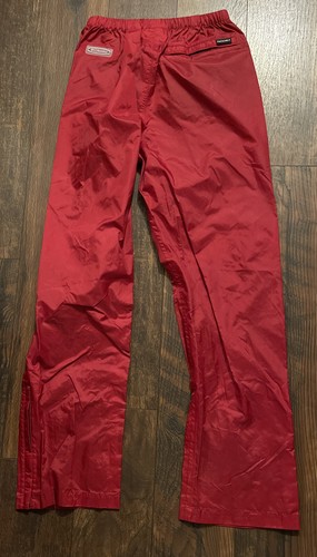 Columbia Omni Tech Pants Youth XL Red Nylon Lightweight Packable Waterproof - Picture 7 of 11
