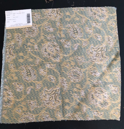 HIGHLAND COURT Courtney Opal 16 3/4 x 17 1/4" Woven Floral Fabric Sample - Picture 3 of 3