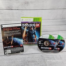 Mass Effect 3 (Microsoft Xbox 360, 2012, 2 Disc) Complete CIB | Tested