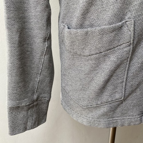 Club Monaco Men’s Cotton Cardigan Shawl Cowl Neck Sweater Heather Gray XS - Picture 4 of 14