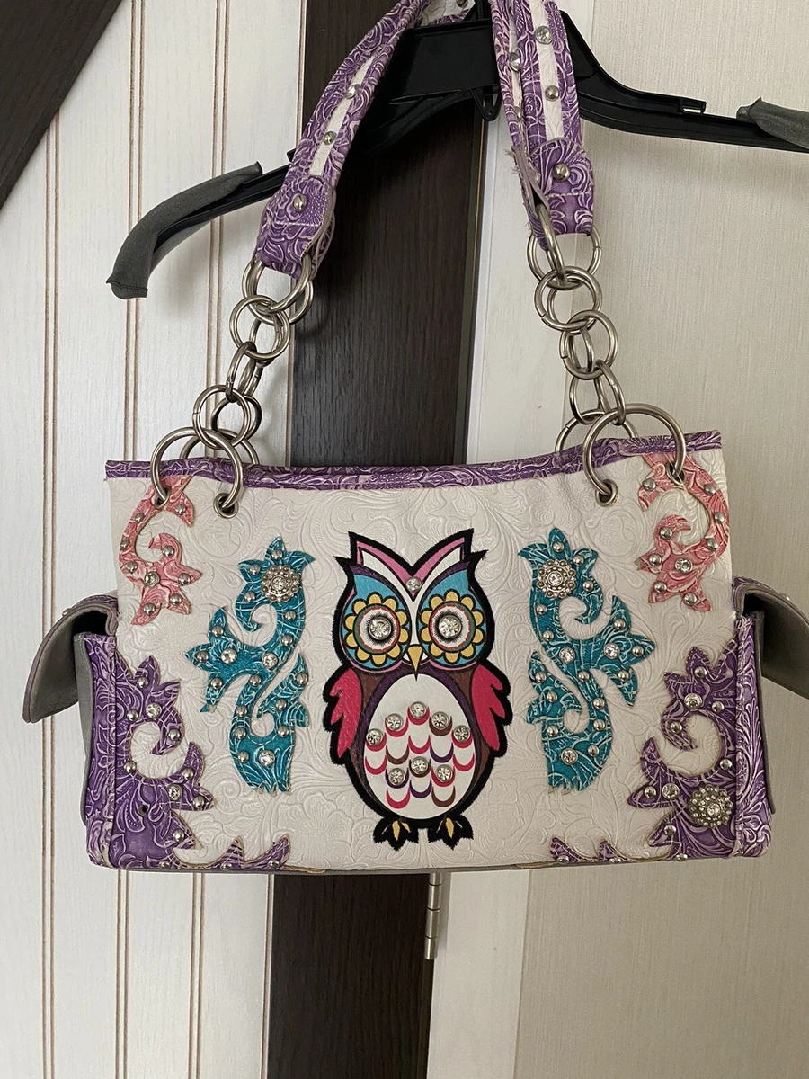Cowgirl trendy owl purse discount